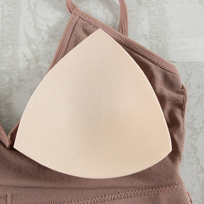 2Pcs Bra Set Underwear Set Women Panties Sexy G-String Seamless Bralette Female Lingerie Soft Tank Crop Top 2023 New
